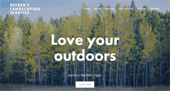Desktop Screenshot of beckerslandscaping.com